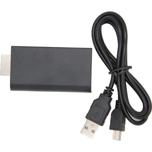 PS2 to HDMI-compatible 480i / 480p / 576i Audio video converter adapter with 3.5mm Audio output supports all PS2 display modes