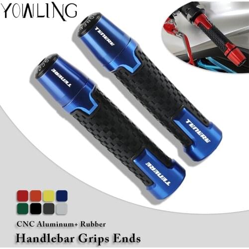 7/8''22mm Motorcycle Aluminum Accessories handlebar grip ends handle bar grips For Yamaha XT1200Z / ZE/ SUPER Tenere 700 900