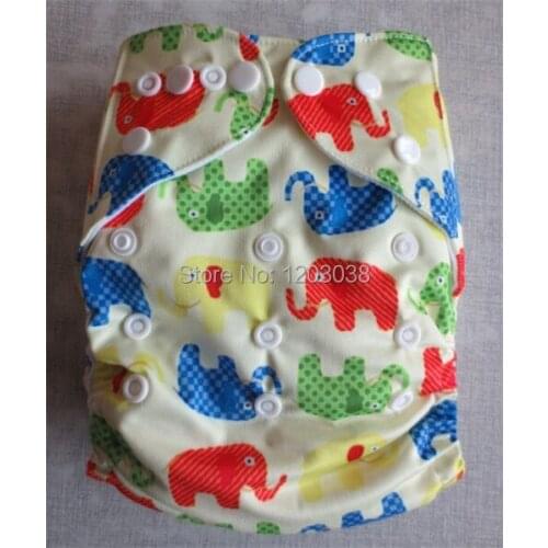 Free Shipping 1pcs Baby Adjustable Diapers/Children Cloth Diaper/Reusable Nappies/Diaper Cover Washable With 2 insert