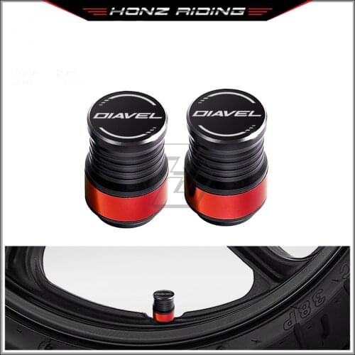 For Ducati DIAVEL S 1260 Motorcycle Accessories Wheel Tire Valve Caps Covers