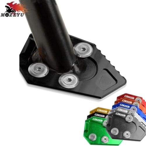 Motorcycle Kickstand Foot Sidestand Extension Pad Support For Honda CB1000R 2015 2014 2013 2012 2011 2010 2009 2008 CB1000R