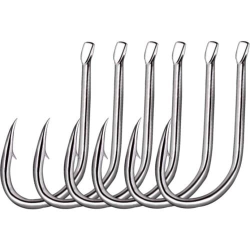 1 Pcs Barbed Fish Hook Fishhook 10PCS/LOT Size1#-Size11# High Carbon Steel Jigging Carp Fishhooks Fishing Tackle