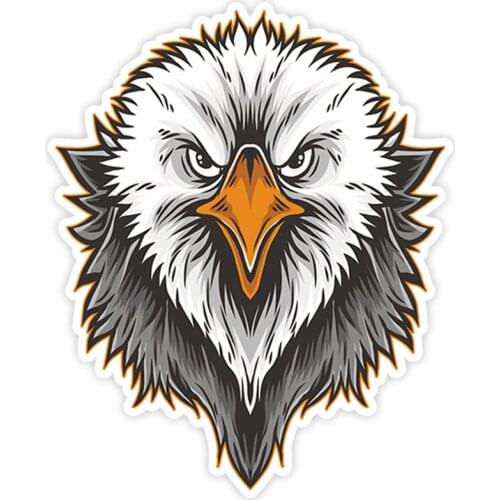 S40299# Various Sizes PVC Decal Staring Eagle Car Sticker Waterproof on Bumper Rear Window Laptop Refrigerator Toilet