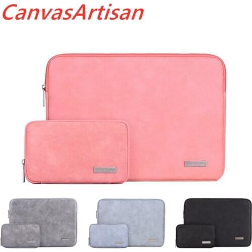 CanvasArtisan Brand Laptop Bag 11,12,13,14,15,13.3,15.4,15.6, Minimalism Sleeve Case For Macbook Air Pro Notebook,Dropship V067