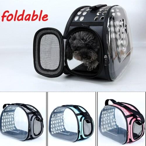 Dog Carriers Bags For Small Dogs Portable Cats Handbag Foldable Travel Bag Puppy Carrying Mesh Slings Shoulder Pet Bags