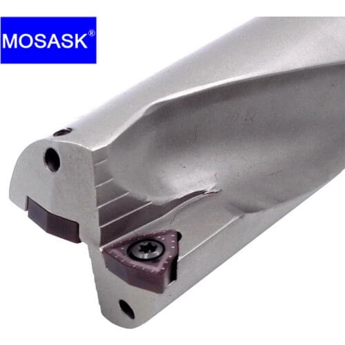 MOSASK D3 WC Hole Drilling 20mm 21mm 22mm CNC Lathe Machining Center WCMT 0302 0402 Abandon Metal Drilling Tools U Fast Drills