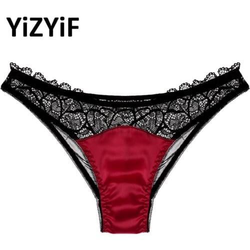 Sexy Sissy Men Underwear Lace Panties Mens Thong Breathable Exotic Cuecas G String Gay Underwear