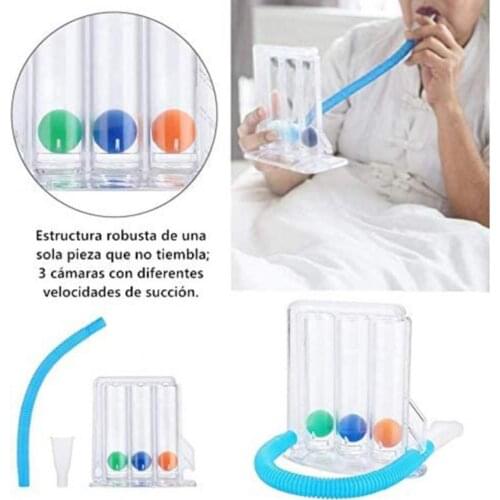 Inspiratory Exerciser Professional Effective Plastic Volumetric Stable Breathe Exerciser for Home