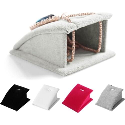 Velvet Pendant Necklace Chain Jewelry Display Stand Holder Organizer Show Rack 85LB