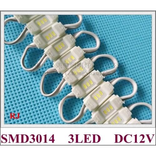 SMD3014 injection LED module waterproof LED light module for mini letters SMD 3014 DC12V 3led 0.3W IP65 18mm(L)*9mm(W)*3mm(H)