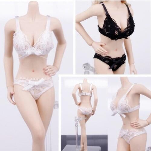 1/6 Scale Female Sexy Lace Underwear Women Clothes Set Costume Set Bra & Briefs for Female Action Figure Accessory