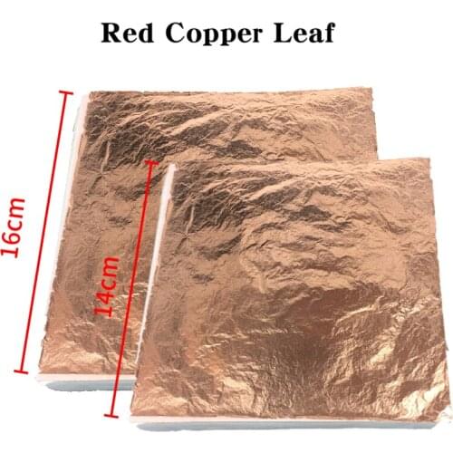1000 sheets Imitation gold leaf foil genuine copper leaf foil red copper leaf Luxurious