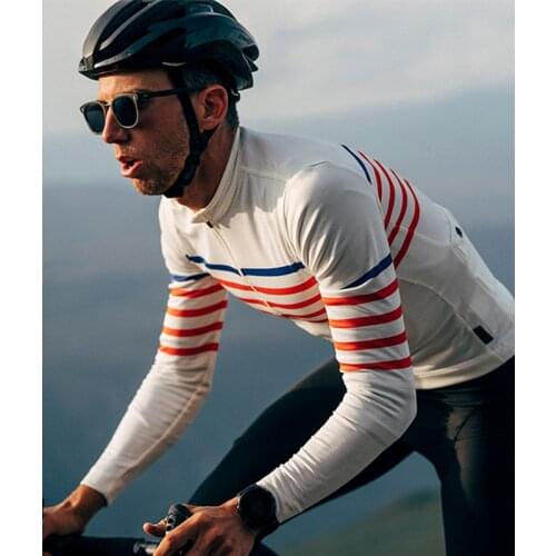 2021 pro team winter thermal fleece long sleeve cycling jersey MTB bike clothing uniform bicycle Maillot Ropa Ciclismo 8 colour