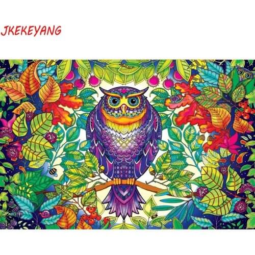 5D DIY square round Diamond Painting owl Cross Stitch Diamond Embroidery Pattern Rhinestone Home Decor J0404