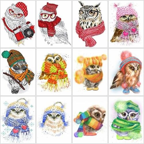 EverShine Diamond Embroidery Owl New Arrival 5D DIY Diamond Painting Cartoon Full Square Mosaic Beaded Needlework Decor For Home