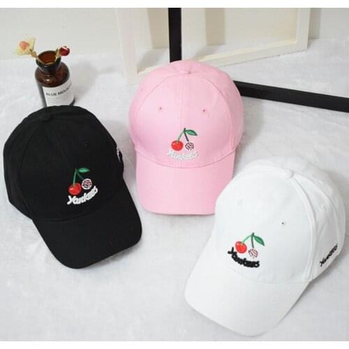 On sale 1pcs 2018 American fruit creative baseball cap Cherry Trucker Hat snapback gorras bone men women hat