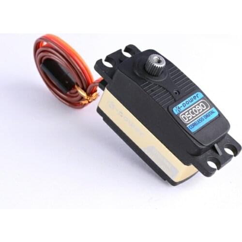 Digital 1/10 Scale Touring, Drift/Buggy Steering Servo K-power DSC090 45g / 10kg / 0.08sec (Plug: JR)