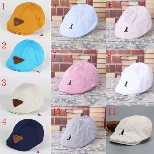 Kids Baby Boy Toddler Sun Hat Cotton Beret Summer Bonnet Baseball Cap Fashion