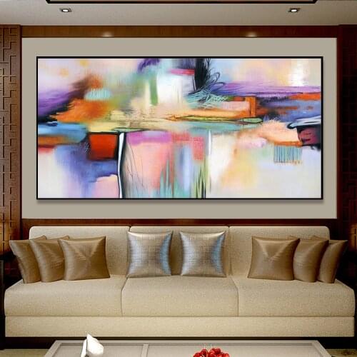Home Painting Wall Art Canvas Print Abstract Painting Picture For Living Room Home Decor No Frame