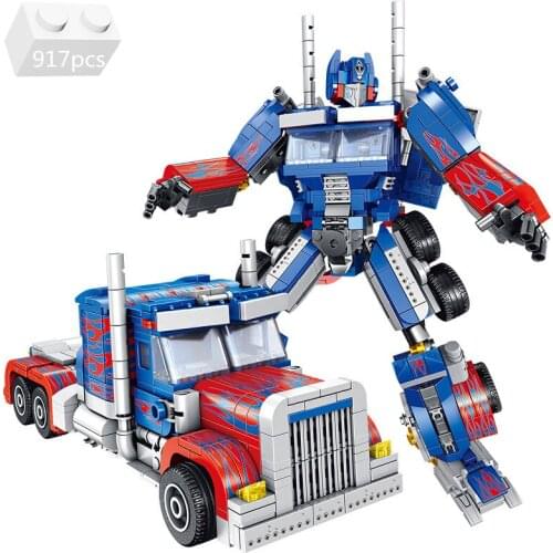 NEW Deformation Warrior Robot And Truck Classic Model Building Blocks Kit Bricks Movie Collection Toys For Children Boys Gifts