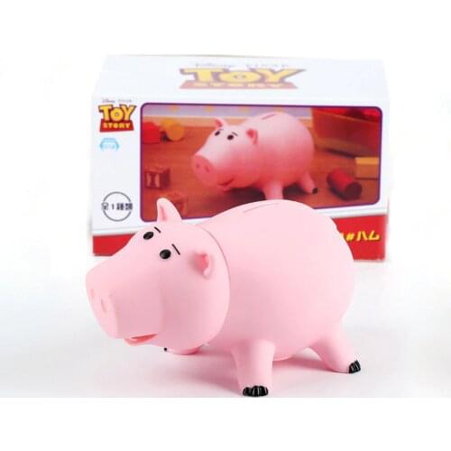 Toy Story 4 Money Boxes Hamm the Piggy Bank Q Version 21cm PVC Action Figures mini Dolls Kids Toys model for Children gift