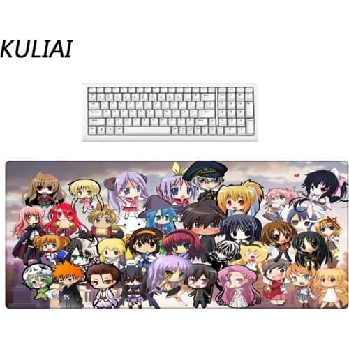 XGZ High Quality Anime Wallpaper Precision Sewing Mouse Pad Rubber Non-slip Player Game Games Mouse Pads Keyboard Gaming Mats