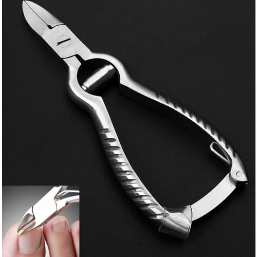 Finger Toe Nail Clipper Stainless Steel Pedicure Scissor Toenails Corrector Ingrown Nails Care Nipper Manicure Tools UD8