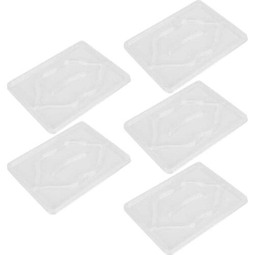 Micro Needle Roller Skin Tag Removal DIY Lip Mask Patch Molds Transparent Reusable Lip Beauty Mask Maker Mold for Women