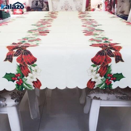 New Year Table Cloth Christmas Plastic Rectangular Table Cloth Tablecloths House Christmas Decoration