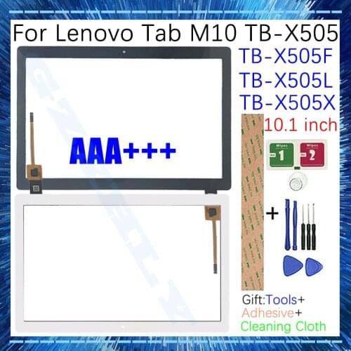 New 10.1" Touch Screen Display LCD Outer Digitizer Front Glass Panel For Lenovo Tab M10 TB-X505F X505L X505X X505 Replacement
