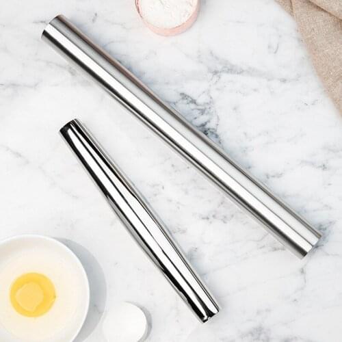 Foodgrade stainless steel Rolling pin Cooking Tools Fondant Cake Decoration Rollers Dough RollerKitchen Accessories Rolling Pin