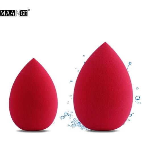 MAANGE New 1Pcs Micro Mini Water Droplet Shape Latex-Free Soft Cosmetic Puff Makeup Sponge Powder Beauty Make Up Puffs