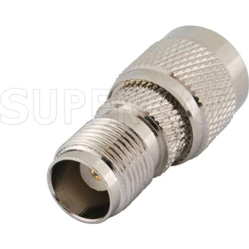 Superbat 5pcs TNC Adapter TNC Jack to RP-TNC Plug(Female Pin) Straight RF Coaxial Connector
