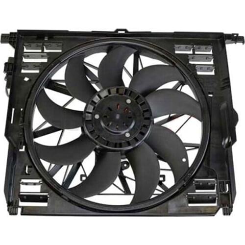 F07 F10 F11 F06 Radiator Cooling Fan Assembly For BMW F12 F13 F01 F02 Electric Engine Cooling Radiator Fan 17428509743