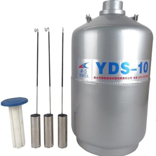 10L YDS-10 High Quality Liquid NitrogenContainer Cryogenic Tank Dewar With Straps