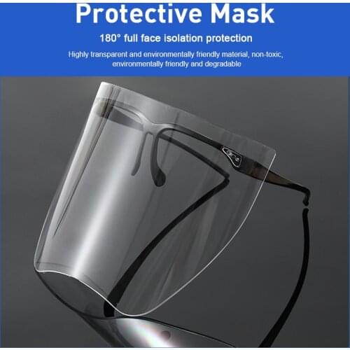 Face Shield For Adults Full Facial Mask Protector Anti Fog Safety Reusable Saliva Prevention Face Splatter Screen Kitchen Tools