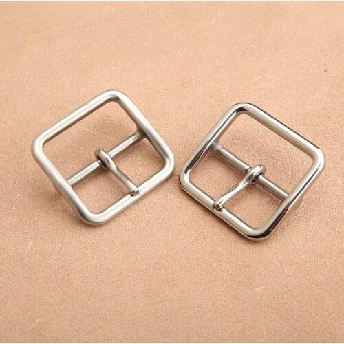 1pcs 304 Steel 39mm Belt Buckle Single Pin Middle Center Bar Buckle for Leather Craft Strap Jeans Webbing Halter Harness Brass
