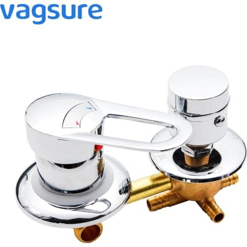 2/3/4/5 Way Shower Switch Control Brass Shower Room Faucets Mixer Shower Cabin Accessories Shower Vave Diverter Tap