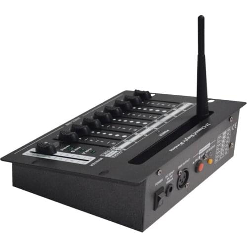 24 Channel Battery Powered DMX Controller Wireless 384 Light Controller DJ Console Equipment 12 Light 32 DMX Channels