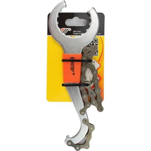 3-in-1 Wrench Integrated Bottom Bracket Wrench Flywheel Fixed Wrench Tail Hook Wrench Tool General Bicycle Repair