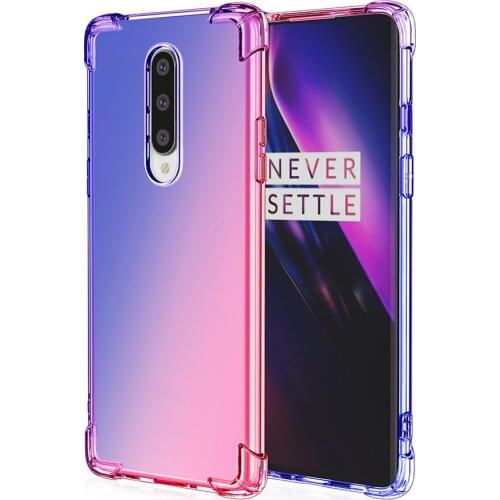 50pcs Air Cushion Corner Case Gradient Colorful Soft TPU Shockproof Cover For Xiaomi Mi 11 Ultra 10i 10S Note 10 Pro 10T Lite