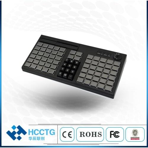 76 Keys Smart PS2 Membrane Programmable POS Keyboard KB76M