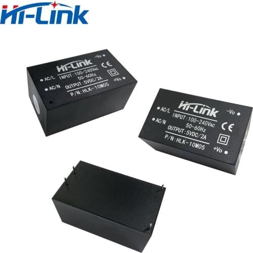 Free shipment 10pcs*HLK-10M05 5V 2A output AC-DC converter module for Laptop power supply