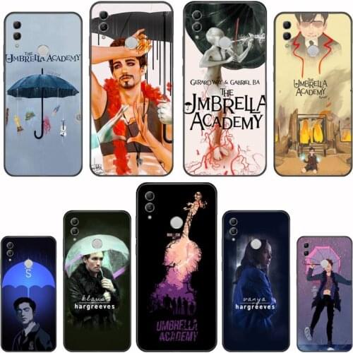 New TV The Umbrella Academy Silicone Black Phone Case For Huawei Honor 7C 7A 8X 8A 9 10 10i Lite 20 NOVA 3i 3e