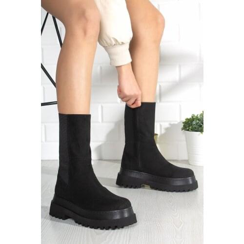 Derithy Timaj Boots-black Süet-fny0900