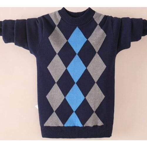 Childrens clothing sweater new autumn winter boy cotton knitted sweater thick