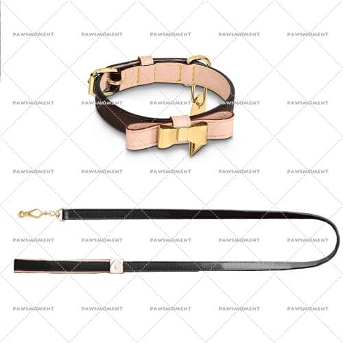 Pet Dog Collars for Small Dogs Puppy French Bulldog Leading with Bow Cat Collar Dog Accessories for Chihuahua Pug LC0238