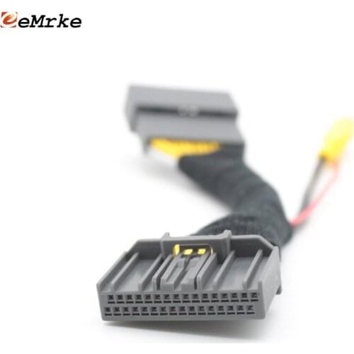 EEMRKE Car Rearview Camera Adapter Connector Wire for Honda CR-V 2017 Upgrade 5 / 7 inch Screen Display Video Input RCA Cable