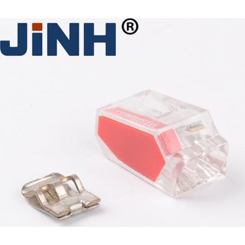 Hot Selling 50PCS Wire Connector Push-in Terminal Block Universal Fast Wiring Cable Connectors For Cable Connection