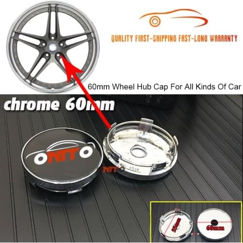 60mm 6cm Logo Car Emblem Badge Auto Car Wheel Hub Cap PVC/ABS Wheel Hub Covers for XJ XF XK X-TYPE for Carolla Camry Reiz Sienna